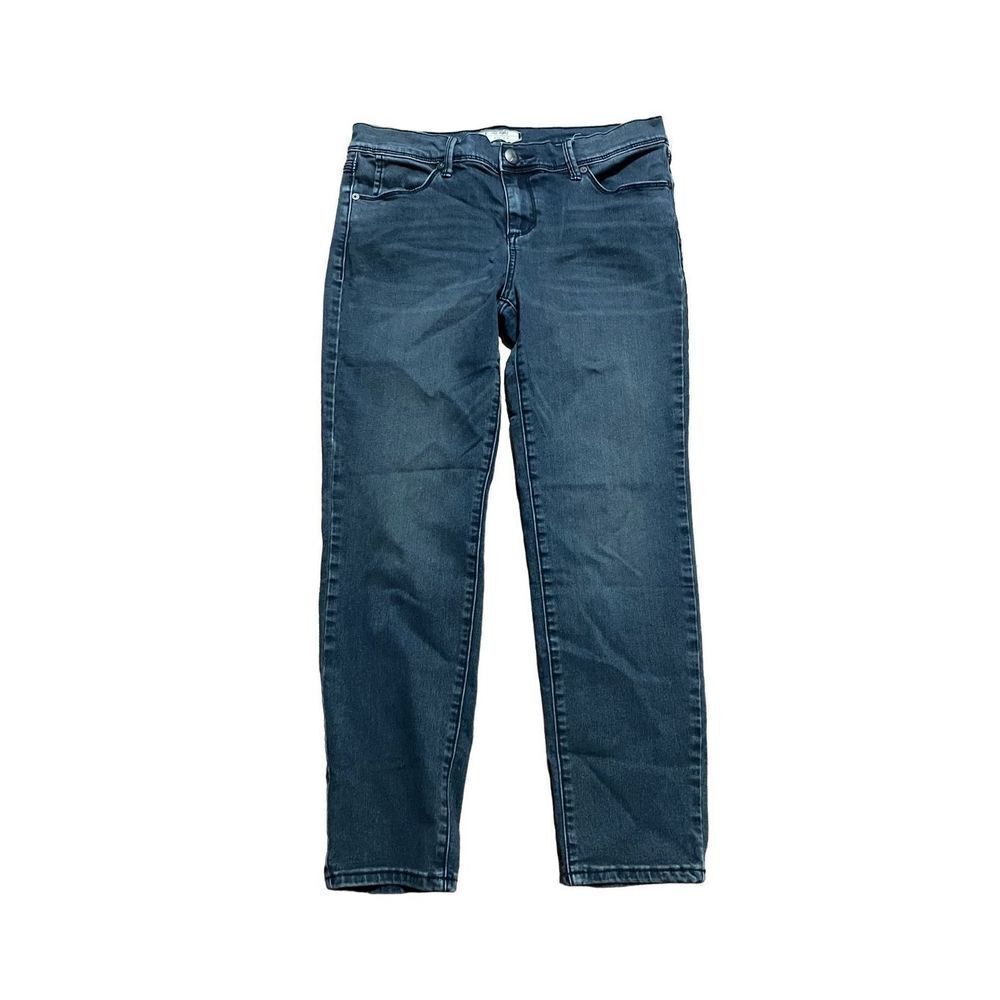 Free People We the Free black wash faded‎ straight leg mid rise jeans size 29